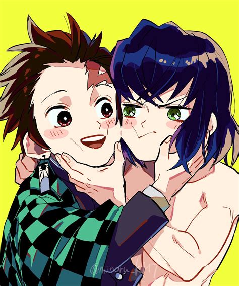 inosuke x tanjiro porn